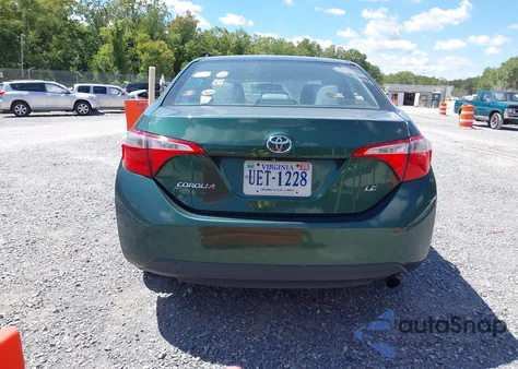 2014 Toyota Corolla Le из США, поврежденный, VIN 2T1BURHE1EC194858